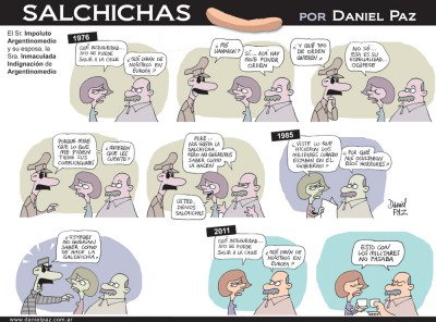 "salchichas" por Daniel Paz
