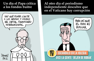 "el papa" por Daniel Paz
